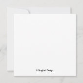 最高のかわいらし紫のカラフルフローラ カード (裏面)