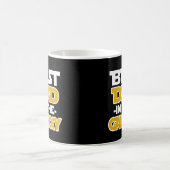 最高のことわざの銀河系おもしろいパパ コーヒーマグカップ (中央)