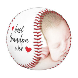 最高のじいちゃんエバーカワイイ2写真カスタム 野球ボール