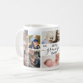 最高のじいちゃん！カスタム父の日5 – 写真 コーヒーマグカップ (正面左)