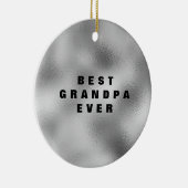 最高のじいんパーソナライズされたパ セラミックオーナメント (右)