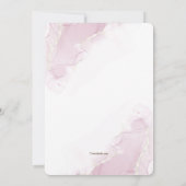 最高のの結婚秋 招待状 (裏面)