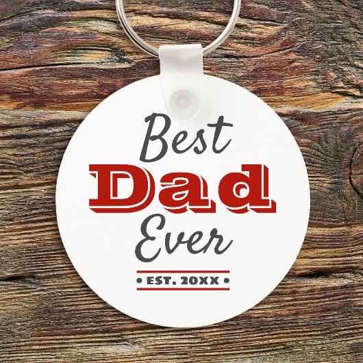 最高のはっきりしたモダンタイポグラフィ キーホルダー