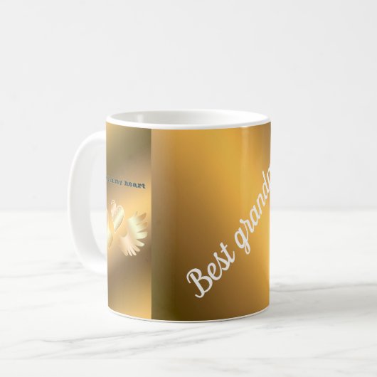 最高のば コーヒーマグカップ (正面左)