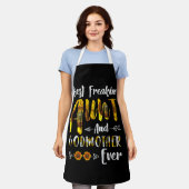 最高のひまわり エプロン (着用した状態)