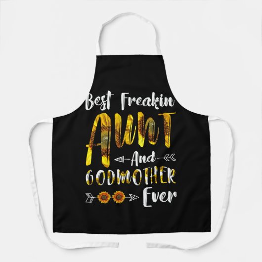 最高のひまわり エプロン (正面)