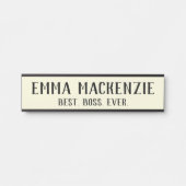 最高のぶら下がったEverのドアサイン名プレート サインプレート (正面)