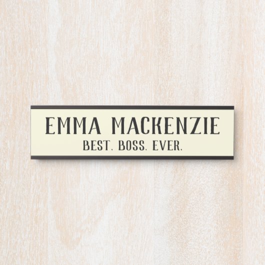 最高のぶら下がったEverのドアサイン名プレート サインプレート (正面)