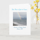 最高のまだ虹のグリーティング来カードがない カード (黄色い花)