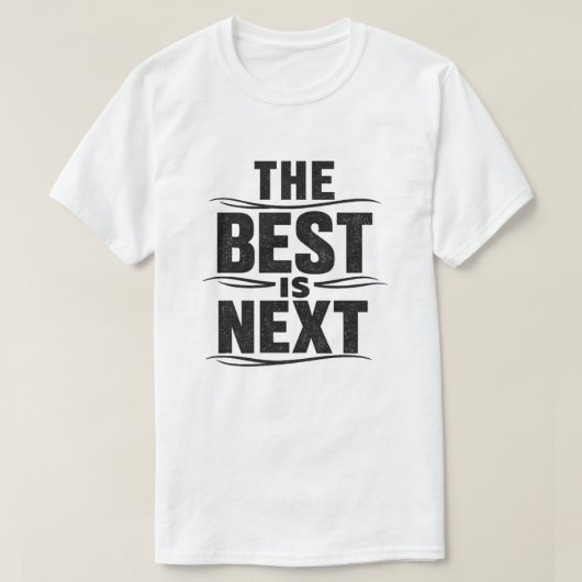 最高のものは次に来る グランジテキストデザイン Tシャツ (デザイン正面)