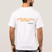 最高のやぎ座のための誕生日プレゼント Tシャツ (裏面)