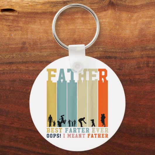 最高のよろくな！僕はメンズパパの父を意味した キーホルダー (正面)