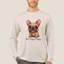 最高のわんちゃんのパパ フレンチブルドッグ ペット 犬 動物 トライブレンドＴシャツ