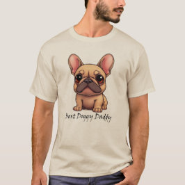 最高のわんちゃんのパパ フレンチブルドッグ ペット 犬 動物 Tシャツ