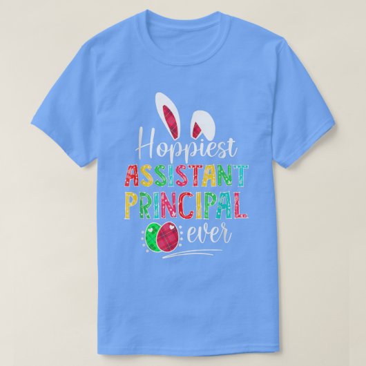 最高のアシスタント校長エバーバニーイヤレッドPl Tシャツ (デザイン正面)