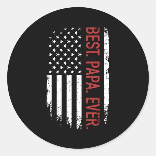 最高のアメリカ国旗を掲げて父のいる ラウンドシール (正面)