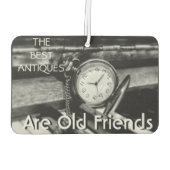 最高のアンティークは旧友 カーエアーフレッシュナー (裏面)