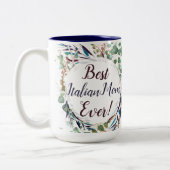 最高のイタリアンお母さん ツートーンマグカップ (左)