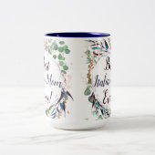 最高のイタリアンお母さん ツートーンマグカップ (中央)