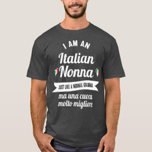 最高のイタリアン素晴らしイタリアンのんなおばあさん Tシャツ