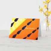 最高のウィズビーズカード カード (黄色い花)