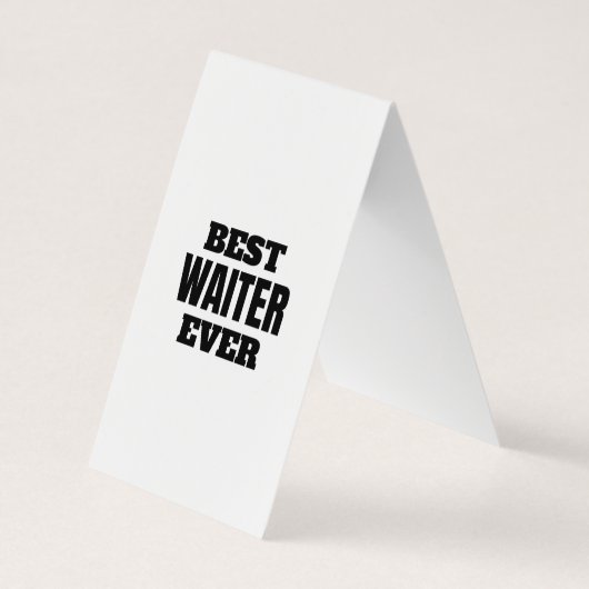 最高のウェイター 名刺 (裏面)