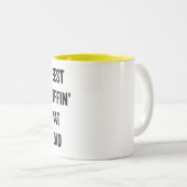 最高のエフィン猫パパ ツートーンマグカップ (正面右)