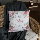 最高のエレガントお母さん常にフローラ母の日 クッション