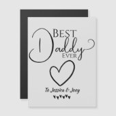 最高のエレガントパパ常に書をパーソナライズ (正面/裏面)