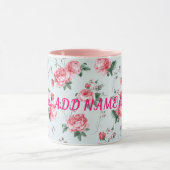 最高のエレガントモダンフローラ マグカップ (中央)