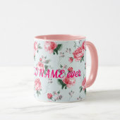 最高のエレガントモダンフローラ マグカップ (正面右)