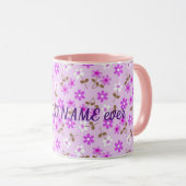 最高のエレガントモダンフローラ マグカップ (正面右)