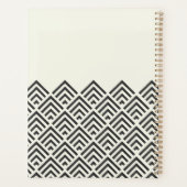 最高のエレガント事務用文房具リングや輪バインダー, 1.5インチ プランナー手帳 (裏面)