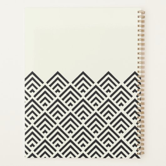 最高のエレガント事務用文房具リングや輪バインダー， 1.5インチ プランナー手帳 (裏面)