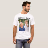 最高のオパ(祖父)と孫の写真  Tシャツ (正面フル)
