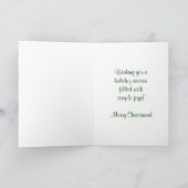 最高のオーストラリアの牛の犬のクリスマスまたは休日 シーズンカード (内部)