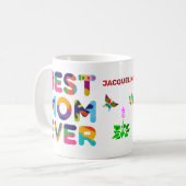 最高のカスタマイズカラフル可能 コーヒーマグカップ (正面左)