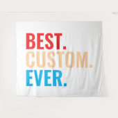 最高のカスタムカスタマイズヴィンテージレトロ文字 タペストリー (正面(横))