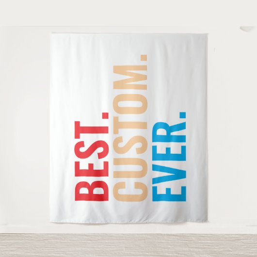 最高のカスタムカスタマイズヴィンテージレトロ文字 タペストリー (正面)