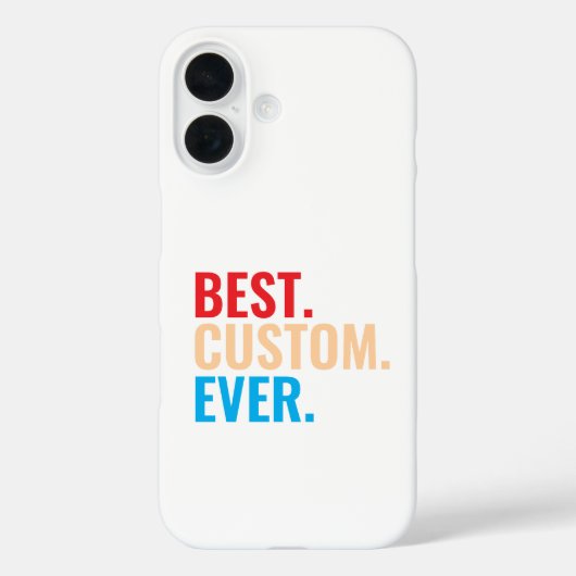最高のカスタムカスタマイズヴィンテージレトロ文字 Case-Mate iPhoneケース (裏面)
