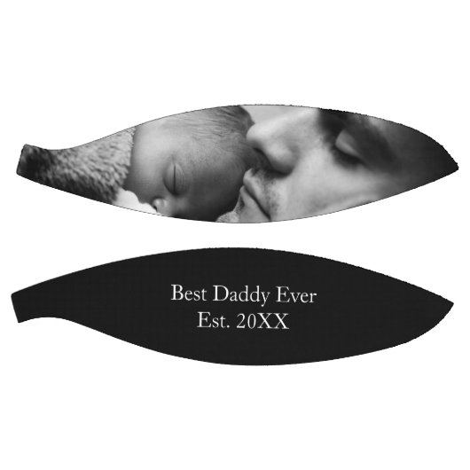 最高のカスタムパパの写真と名前家族の写真 バスケットボール (パネル)