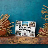 最高のカスタムパパエバーファミリー6フォトコラージュ フォトプラーク (側面)