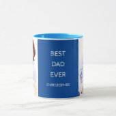 最高のカスタムパパエバー写真マグ マグカップ (中央)