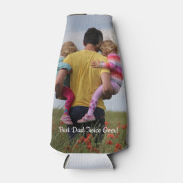 最高のカスタムパパツインズ写真父の日 ボトルクーラー