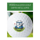 最高のカスタムパパパーソナライズされた車 ゴルフボール