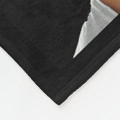 最高のカスタムパパファミリーフォトコラージュブラック フリースブランケット (角)