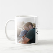 最高のカスタムパパフォトファーザーズデイ コーヒーマグカップ (左)