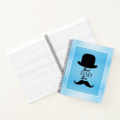 最高のカスタムパパー父の日の渦巻きノート ノートブック (内部)