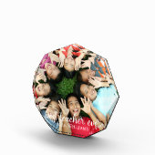 最高のカスタム先生が授業から贈る贈り物 フォトブロック (右)