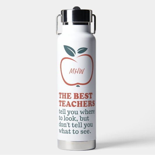 最高のカスタム先生 ウォーターボトル (正面)